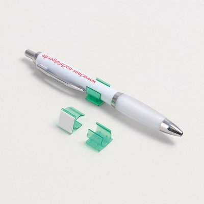 pen holder, green, slim,