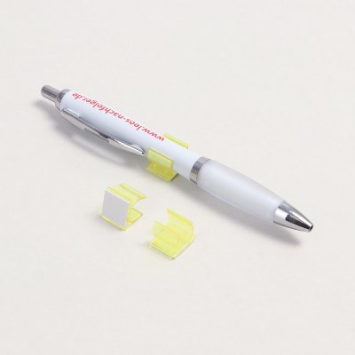 Stifthalter, gelb, schmal,