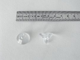 suction cups with arrow head