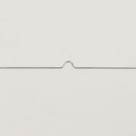 Kalenderaufhänger für Ring-Wire Bindungen silber glänzend