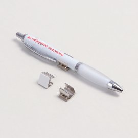 pen holder, metal, slim,