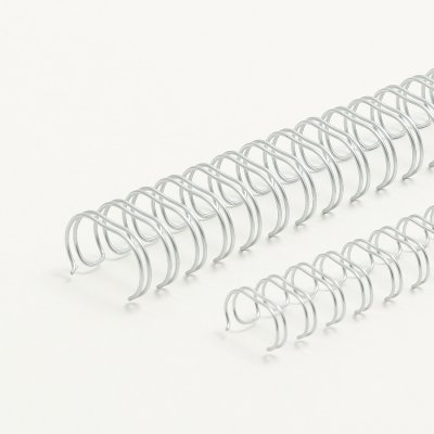 Economy Drahtringe, Ø = 7,9 mm, silber n.c., 5/16 Teilung 3:1, A4