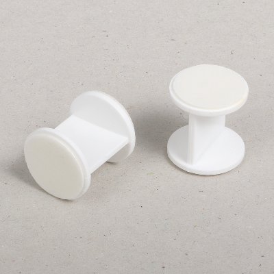 spacer round white 20 mm