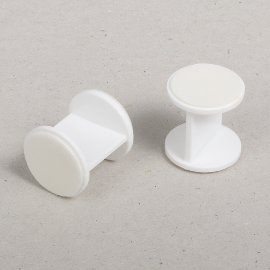 spacer round white mm