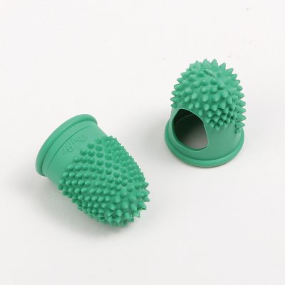 rubber finger green