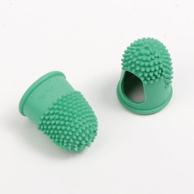 rubber finger green