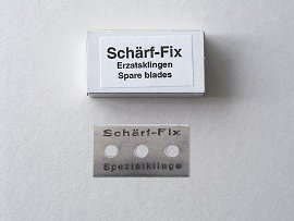 Klingen zu Schärf-Fix,