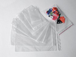 60 x 80mm x 50µ polyethylene