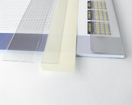 covering strips for desk pads