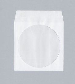 CD paper pocket with flap