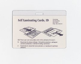 Identity card pocket x mm