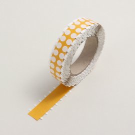 Doppelseitige Klebepunkte, mm, beidseitig stark haftend, Abdeckpapier mit Anfasslasche, . Stück/Rolle