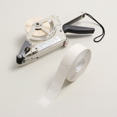 Doppelseitige Klebepunkte, 20 mm, stark/schwach haftend, Abdeckpapier mit Anfasslasche, 1.200 Stück/Rolle