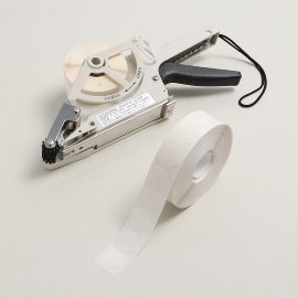 Doppelseitige Klebepunkte, mm, stark/schwach haftend, Abdeckpapier mit Anfasslasche, . Stück/Rolle