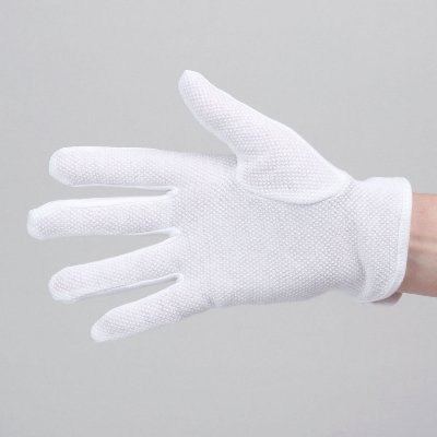 cotton jersey gloves, size 8