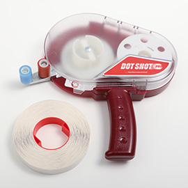 Unwinder for tranfer tapes without carrier and glue-spots 